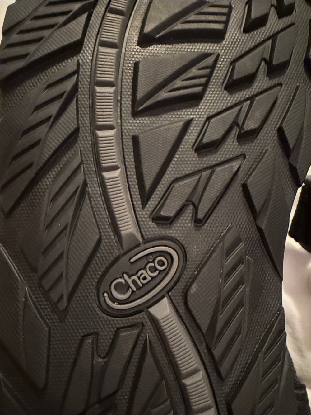Chaco Black Treaded Outdoor Sandal Sole - Picture 2 of 7